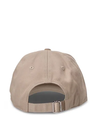 Hugo Boss Logo-embroidered Baseball Cap In Neutral