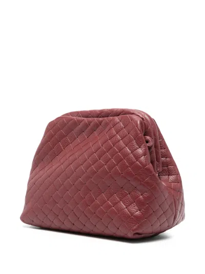 Marc Ellis Arlena S Plot Detachable-chain Clutch Bag In Burgundy