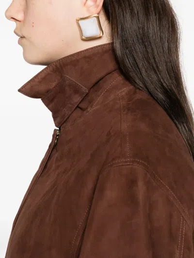 ELSA 正面口袋皮夹克