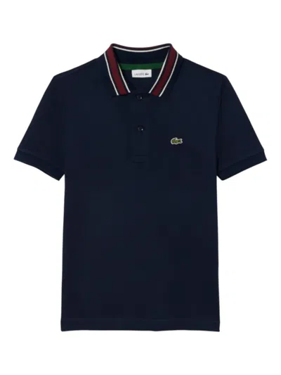 Lacoste Polo Petit Pique In Blue