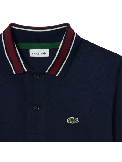 Lacoste Polo Petit Pique In Blue