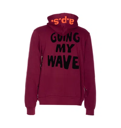 Après Surf Zipped Sydney Hoodie In Burgundy