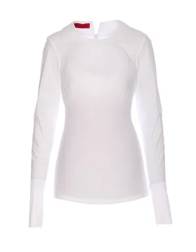 The Latest Terry Long Sleeves Shirt In White