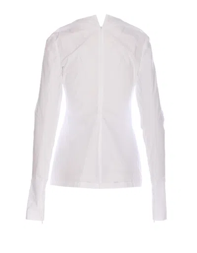 The Latest Terry Long Sleeves Shirt In White