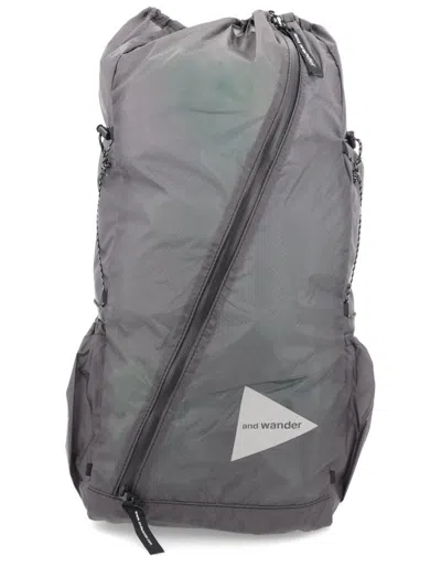 And Wander Sil Daypack Backpack In Gray