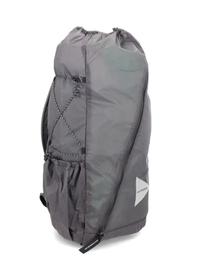 And Wander Sil Daypack Backpack In Gray