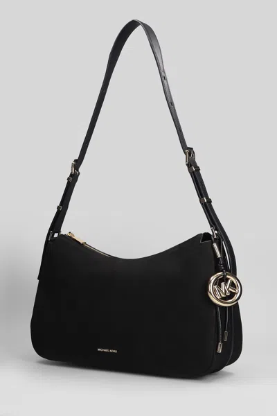 Michael Kors Shoulder Bag Adjustable Strap Gold Tone Hardware In Black
