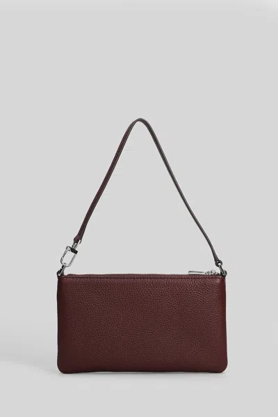 Michael Kors Jet Set Wallet In Bordeaux Leather In Burgundy