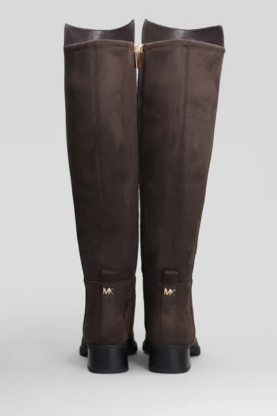 Michael Kors Lex Boot Low Heels Boots In Brown