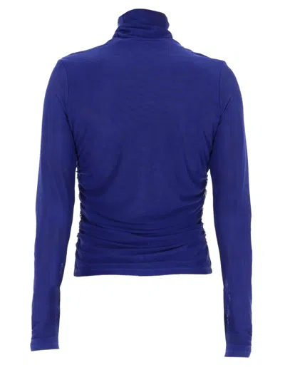 Rotate Birger Christensen Tops In Mesh In Blue