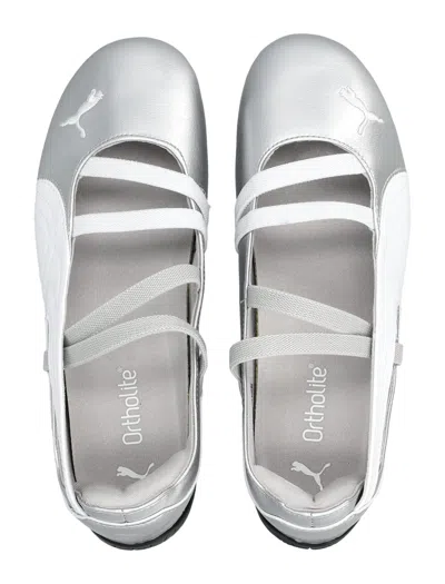 Puma Speedcat Ballet Metallic Women S Shoes In Silver