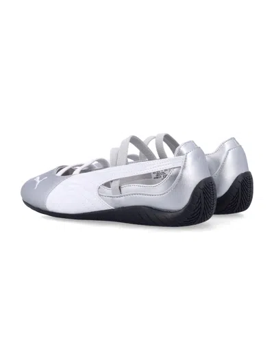 Puma Speedcat Ballet Metallic Women S Shoes In Silver