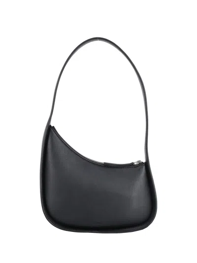 The Row Half Moon Leather Shoulder Bag