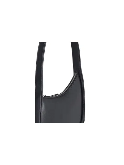 The Row Half Moon Leather Shoulder Bag
