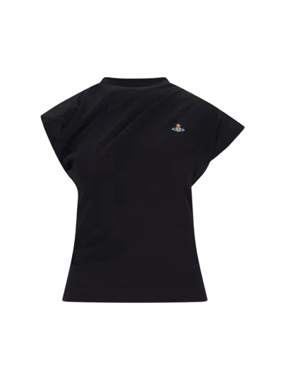 Vivienne Westwood Top Hebo In Black