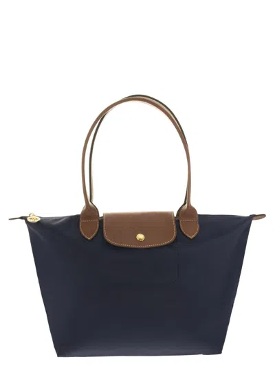 Longchamp Le Pliage Original Small Shoulder Bag In Blue