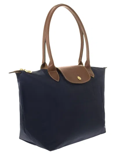 Longchamp Le Pliage Original Small Shoulder Bag In Blue