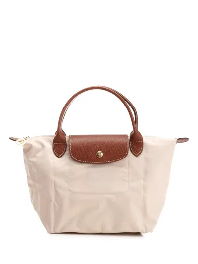 Longchamp Le Pliage Zip-up Small Tote Bag In Neutral