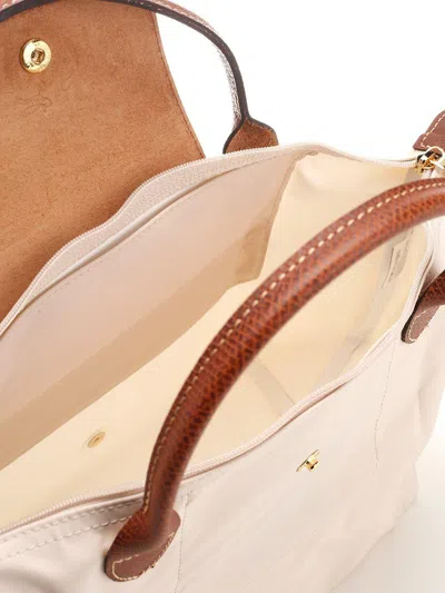 Longchamp Le Pliage Zip-up Small Tote Bag In Neutral