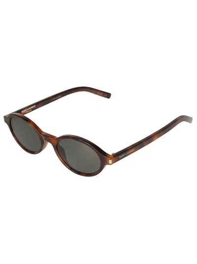 Saint Laurent Sl 751 Sunglasses In Brown