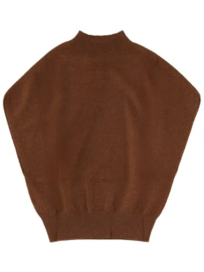 Circus Hotel Cashmere Sweater In Brown
