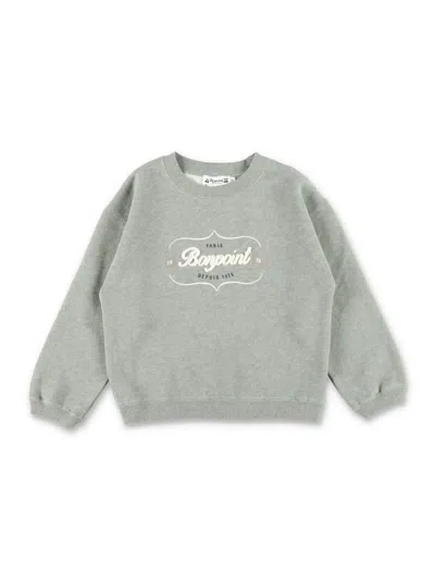 Bonpoint Logo Sweater In Blue