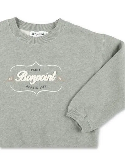 Bonpoint Logo Sweater In Blue