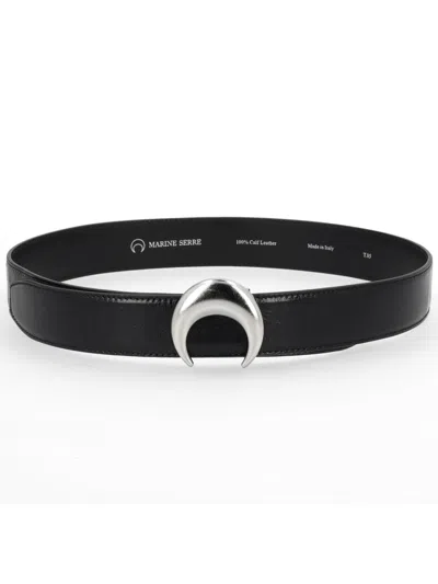 Marine Serre Moon Belt In Black