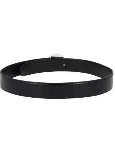 Marine Serre Moon Belt In Black