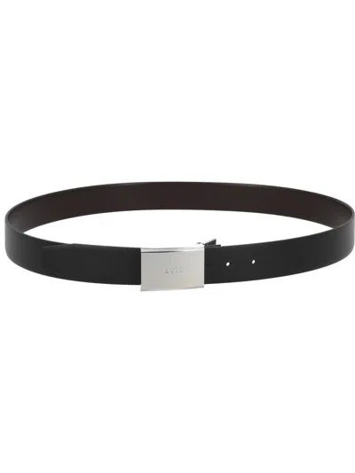 Hugo Boss Gert-d Belt In Black