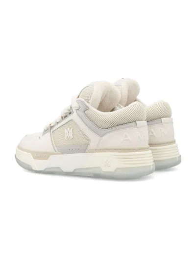 Amiri Ma1 Sneakers In Leather And Fabric In White