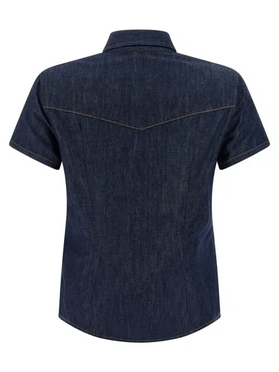 Khaite Cavazos Shirt In Blue