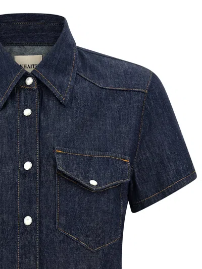 Khaite Cavazos Shirt In Blue