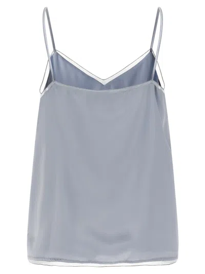 Fabiana Filippi Lingerie Top Tops Light Blue In Blue