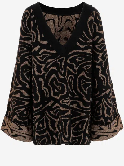 Pucci Labirinto Print Mini Dress In Black