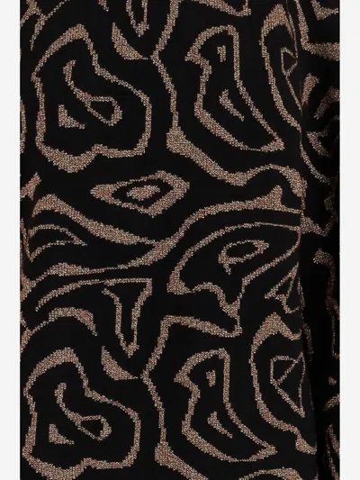 Pucci Labirinto Print Mini Dress In Black