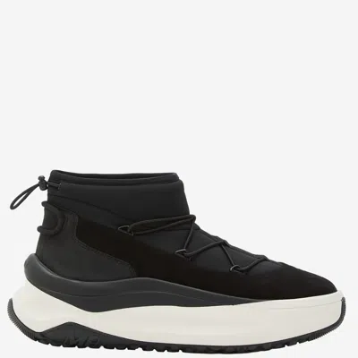 Moon Boot Mb Moon247 Slip On Sneakers In Black Polyester In Black