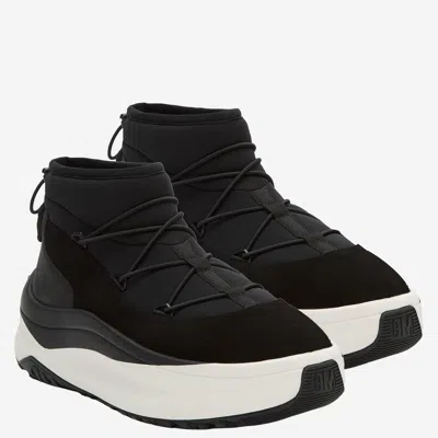 Moon Boot Mb Moon247 Slip On Sneakers In Black Polyester In Black