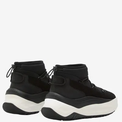 Moon Boot Mb Moon247 Slip On Sneakers In Black Polyester In Black