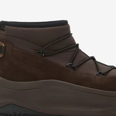 Moon Boot Mb Moon247 Slip On Sneakers In Brown Polyester In Brown