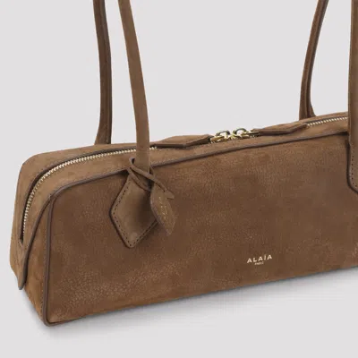 Alaïa Teckel Medium Shoulder Bag Women In Brown