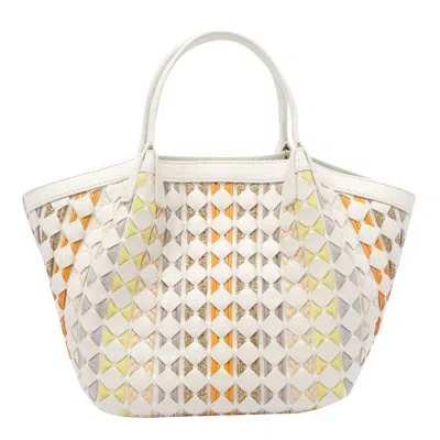 Serapian Mini Mosaico Secret Tote Bag In Multi