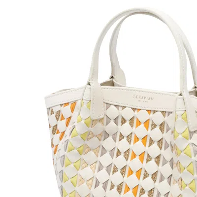 Serapian Mini Mosaico Secret Tote Bag In Multi