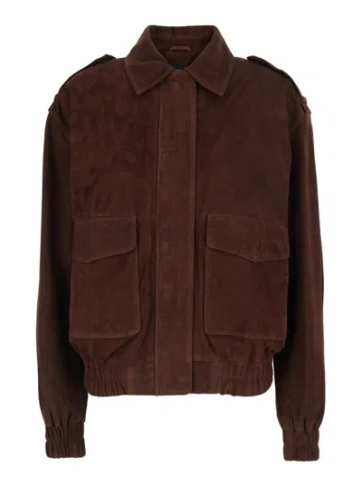 Arma Halti Pocketed Jacket In Brown