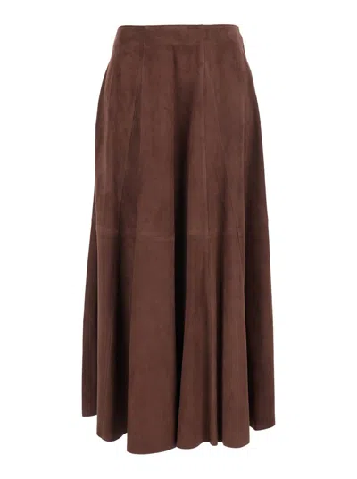 Arma Eleni Goat Suede In Brown