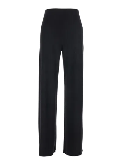 Norma Kamali Straight Pants In Black