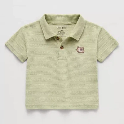 Okie Dokie Baby Boys Short Sleeve T-shirt In Green