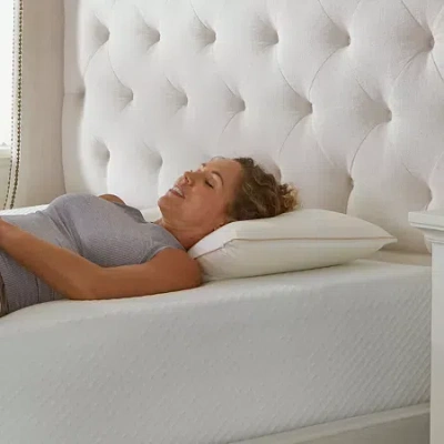 La-z-boy Hybrid Bliss Memory Foam Traditional Plush Bed Pillow In White