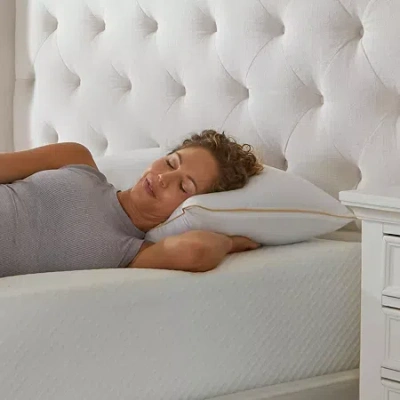 La-z-boy Fiber Density Firm/extra Firm Firm Density Bed Pillow In White