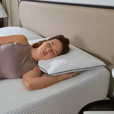 La-z-boy Serene Foam Density Traditional/ Soft-medium Soft/medium Density Bed Pillow In White